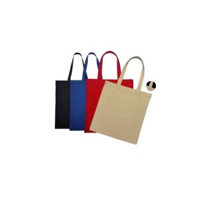 JMS Bridge 10 Cotton Bag Tote Bags, Reusable Premium Natural Cotton Shopper  Bags with Long Handle; Ideal for Shopping. Can be Screen Printed, Designed  and Customized. Machine Washable. (Pack of 10) 